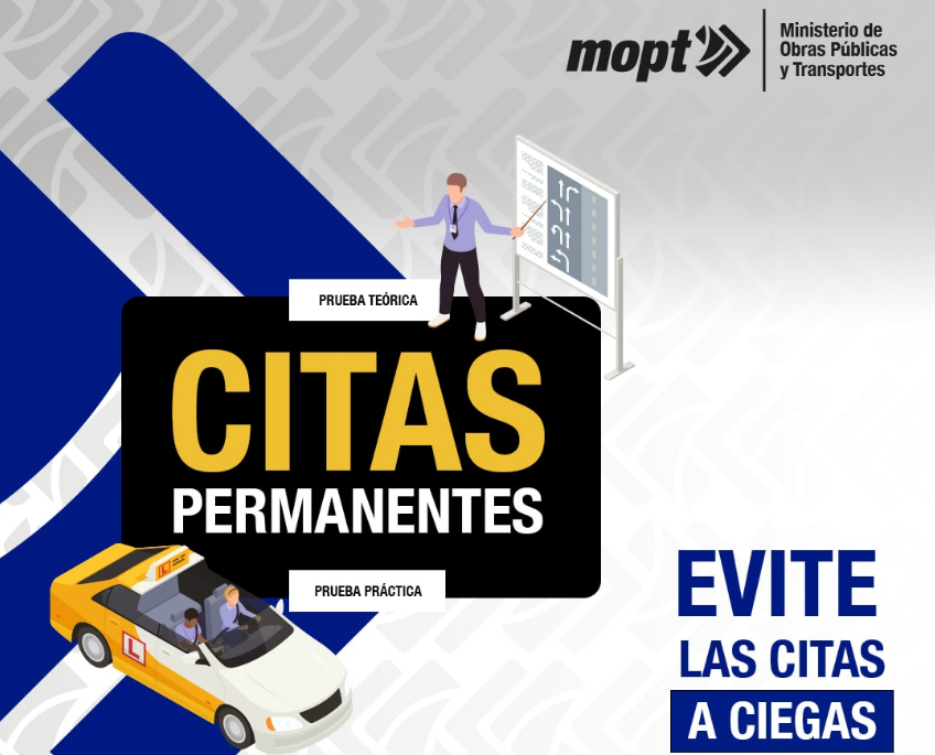 obtener una cita en  MOPT